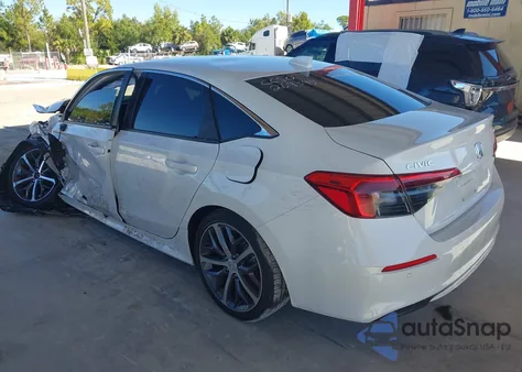 2023 Honda Civic Touring z USA, uszkodzony, nr VIN 2HGFE1F9XPH319856